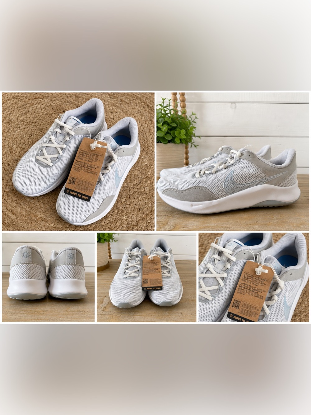 Nike Legend Essential 3 Next Nature Training Shoes NWT Women’s Size 10 Gray/Wht